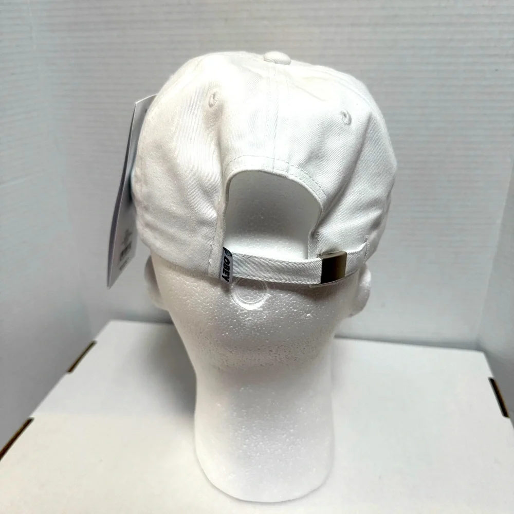 White Obey adjustable hat new - Picture 4 of 9